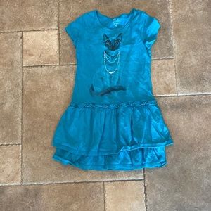 Kids turquoise dress